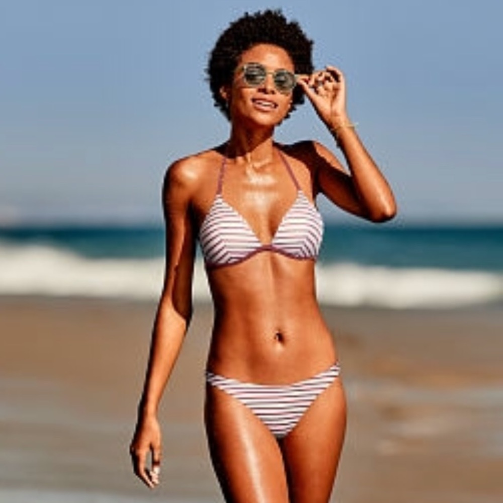 NWT VS PINK Reversible Triangle Bikini Top